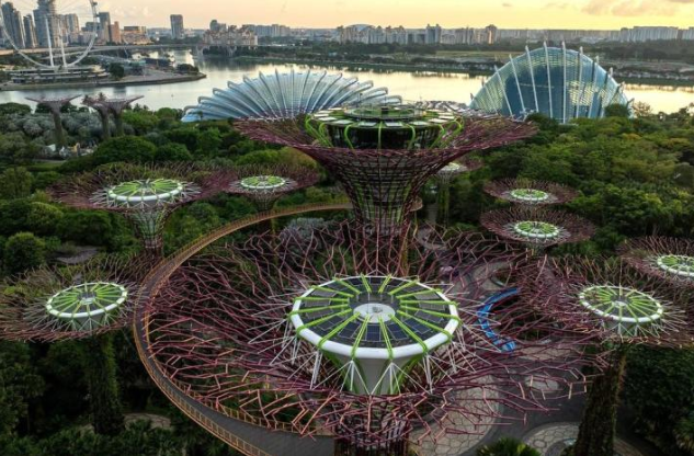 新加坡打造可持续地标，滨海湾花园全面拥抱太阳能